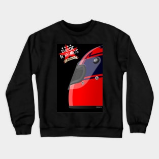 GILLES VILLENEUVE CLASSIC HELMET Crewneck Sweatshirt